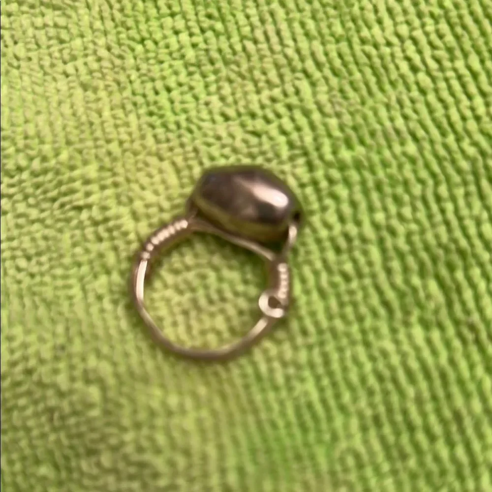 Silver Oval Ring